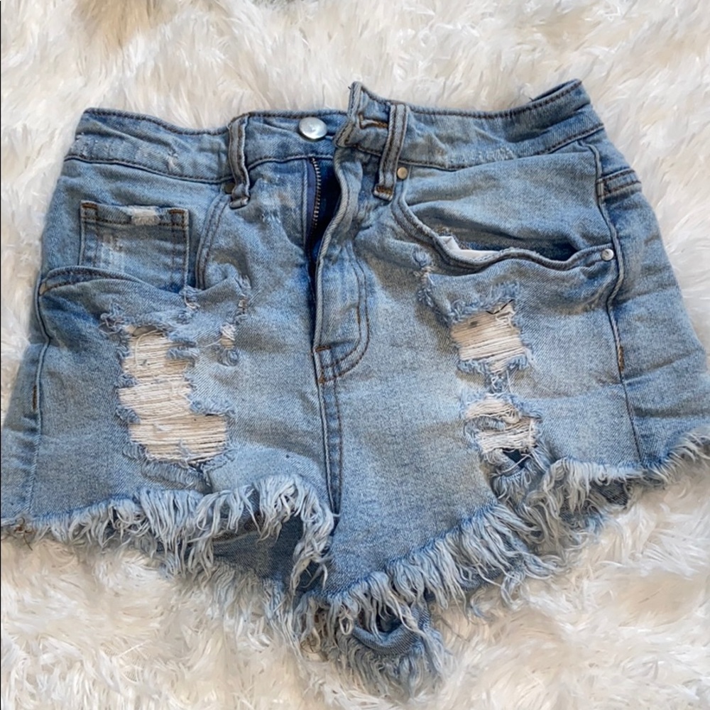 high waisted booty shorts
